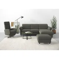 Sit&more Ecksofa »Grenoble L-Form mit Federkern«, wahlweise mit Bettfunktion,