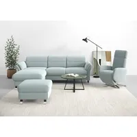 Sit&more Ecksofa »Grenoble L-Form mit Federkern«, wahlweise mit Bettfunktion,