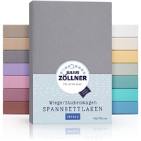 Julius Zöllner Spannbetttuch Jersey Anthracite