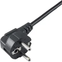Akyga Strom Anschlusskabel [1x Schutzkontakt-Stecker - 2x Kaltgeräte-Buchse C13]