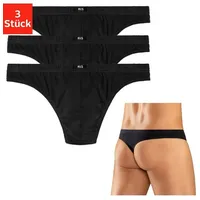 H.I.S. String schwarz L 3er Pack