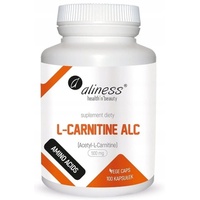 Aliness L-Carnitine ALC 500mg, Niere, Leber, Gehirn, Nahrungsergänzungsmittel, 100