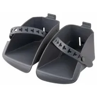 Polisport Footrests + Straps Dark Grey Koolah Ff /