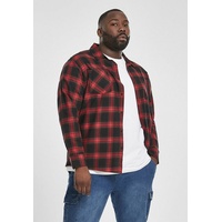 URBAN CLASSICS Checked Flanell Shirt 6 in Schwarz, XXL