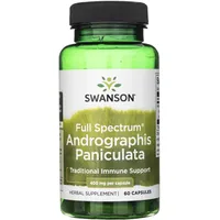 Swanson Vollspektrum Andrographis Paniculata 400 mg 60 Kapseln