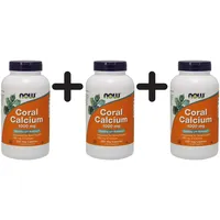 NOW Foods Korallen-Kalzium 1000 mg Kapseln 250 St.