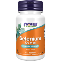 NOW Foods Selenium, 100 mcg (100 Tabletten)