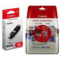 Canon PGI-550XL schwarz + CLI-551XL CMYK