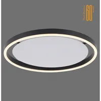 Just light. LED-Deckenleuchte Ritus Ø 39 cm Anthrazit