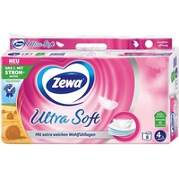 Zewa Toilettenpapier Ultra Soft 4-lagig, 8 Rollen
