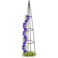 Relaxdays Rankhilfe Obelisk, HBT 190 x 35 x 35