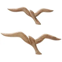 Whole House Worlds Boltze Wandobjekt Seagull (Wanddeko aus Holz,