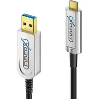 FIBERX Serie - USB 3.1 Glasfaser Kabel - USB-A