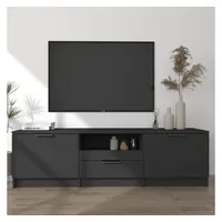 VidaXL TV-Schrank Schwarz 140x35x40 cm Holzwerkstoff