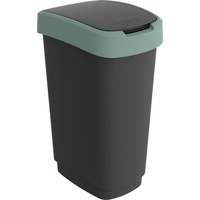 Rotho Swingeimer 50 l schwarz misletoe green