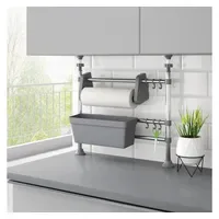 VidaXL Küchenorganisator Verstellbar Aluminium