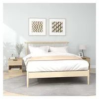 VidaXL Nachttische 2 Stk. Sonoma-Eiche Holzwerkstoff