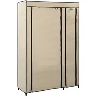 VidaXL Faltschrank Creme 110x45x175 cm Stoff