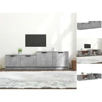 VidaXL TV-Schrank Betongrau 158,5x36x45 cm Holzwerkstoff