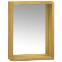 VidaXL Spiegelschrank 30x10x40 cm Massivholz Teak Modell 4