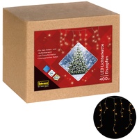 IDENA LED Lichter-Kette Eiszapfen mit 400 LED in Warmweiß,