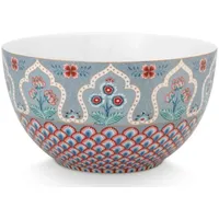 Pip Studio Flower Festival Scallop Deco Bowl Light Blue