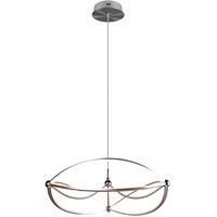 Trio LED Pendelleuchte Charivari Nickel matt 1500 mm x