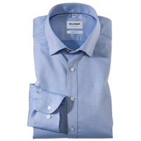 Olymp Businesshemd Level Five body fit«, blau