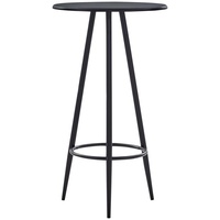 VidaXL Bartisch Schwarz 60×107,5 cm MDF
