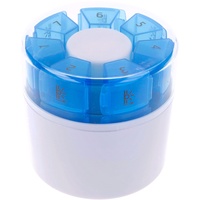 First Aid Only Tablettenbox mit Zerteiler blau, weiß