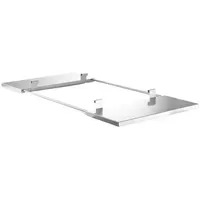 Thüros Edelstahlablage für Grillfläche 40 x 60 cm grau