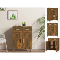 VidaXL Sideboard Räuchereiche 69,5x34x89 cm Holzwerkstoff