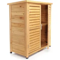 Wiltec Gartenhaus mit 2-flügelige Tür 870x465x916 mm Fichtenholz mit