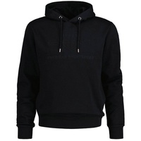 GANT Herren Sweatshirt REGULAR TONAL SHIELD Hoodie - Schwarz