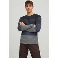 JACK & JONES Hill Knit Crew Pullover Navy Blazer