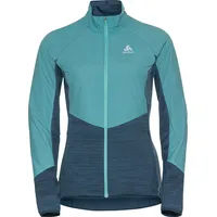 Odlo Run Easy Warm Hybrid Jacke Damen blau S