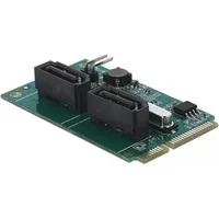 DeLock 95264 Schnittstellen-Konverter [1x Mini PCIe - 2x SATA]