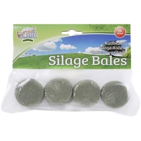 Kids Globe Silageballen-Set 1:32, Ballen rund, für Bauernhof, Inhalt