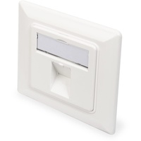 Digitus Frontplatte für Keystone Jacks 1x RJ45 Staubschutz 80x80