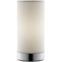 CASANOVA casa NOVA Tischlampe RONNY, Silbergrau - Weiß -