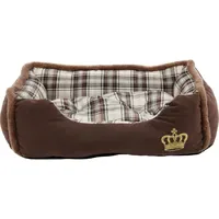 Heim Hunde- und Katzenbett Krone 90 cm x 70