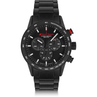 Audi Collection 3102200500 Chronograph Armbanduhr Uhr Wechselarmband Herren, schwarz