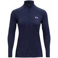 Under Armour Tech 1/2-Zip langarm Sweatshirt Damen 410 midnight