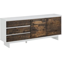 Home affaire Sideboard »Morgan«, aus massivem Kiefernholz, mit eingefrästen