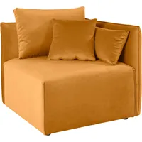 Otto home Sofa-Eckelement OTTO HOME "Nöre", gold (goldfarben), B:90cm