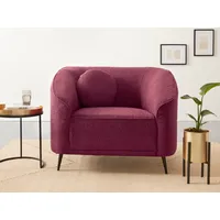 LEONIQUE Sessel »Ashly«, in 3 Bezugsvarianten, Bouclé, Samtoptik und