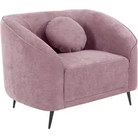 LEONIQUE Sessel »Ashly«, in 3 Bezugsvarianten, Bouclé, Samtoptik und
