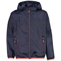 CMP Fix Hoodie Regenjacke, Mädchen navy/red/kiss 176