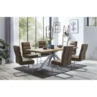 Home Affaire »Tristan natur«, mit echter Baumkante beige