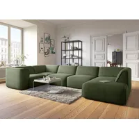 Raum.Id Wohnlandschaft Merid U-Form, jederzeit durch Module erweiterbar, B/T/H: